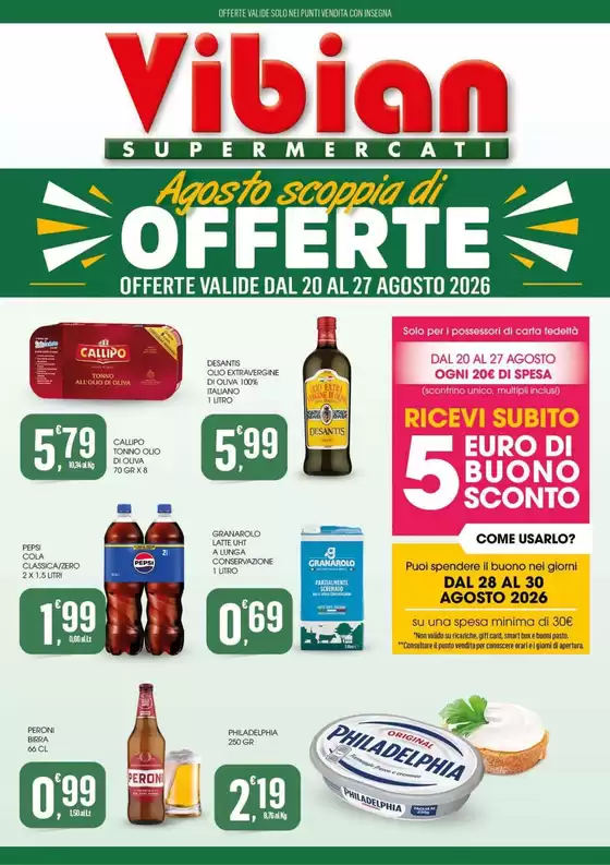 Volantino Vibian a Castilenti | Agosto scoppia di offerte | 2026-08-20T00:00:00.000Z - 2026-08-27T00:00:00.000Z