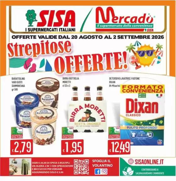 Volantino Mercadò a Busnago | Strepitose offerte! | 2026-08-20T00:00:00.000Z - 2026-09-02T00:00:00.000Z