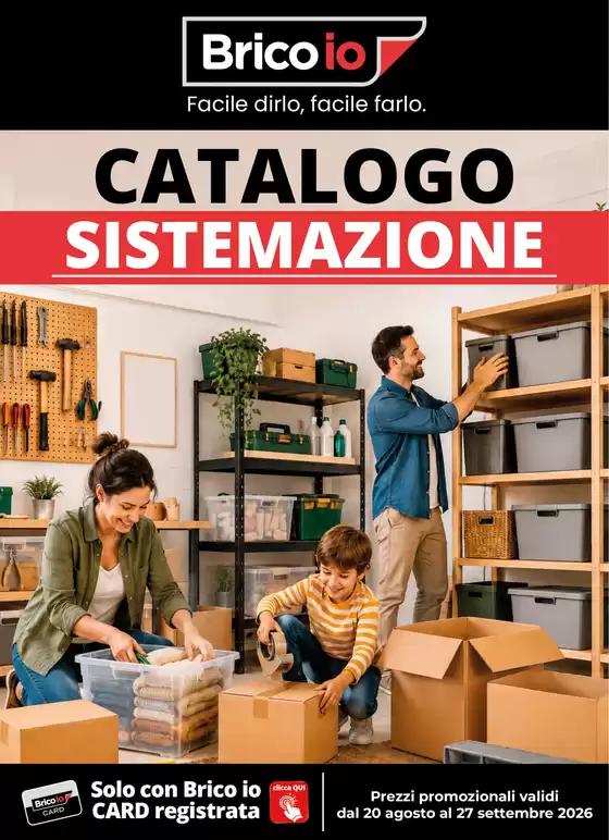 Volantino Bricoio | Catalogo Sistemazione 2026 | 2026-08-20T00:00:00.000Z - 2026-09-27T00:00:00.000Z