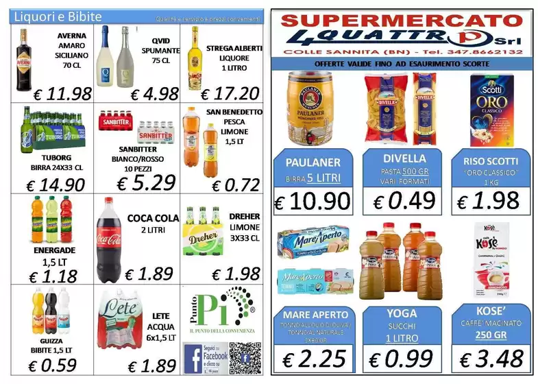 Volantino Supermercato 4P | Offerte | 2026-08-20T00:00:00.000Z - 2026-08-23T00:00:00.000Z