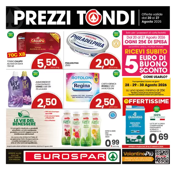 Volantino Interspar | Prezzi tondi | 2026-08-20T00:00:00.000Z - 2026-08-27T00:00:00.000Z