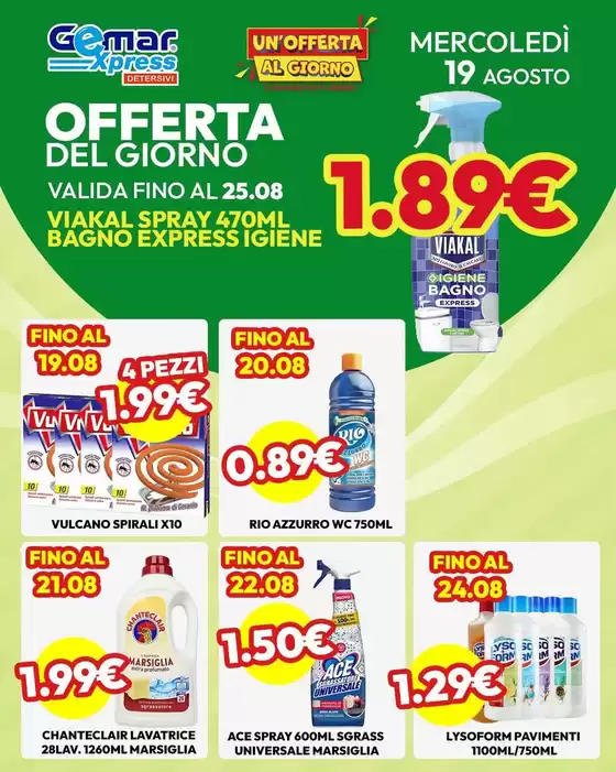 Volantino Gemar Detersivi | Le nostre migliori offerte per te | 2026-08-19T00:00:00.000Z - 2026-08-25T00:00:00.000Z