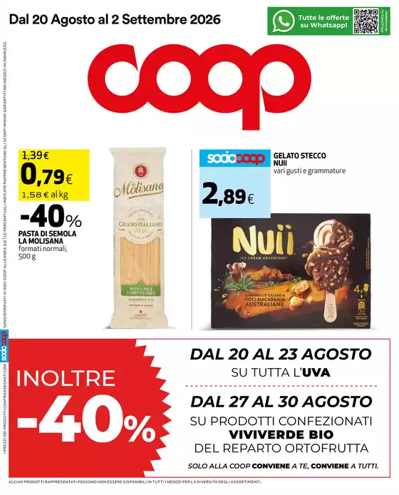 Volantino Coop a Ravenna | Convenienza | 2026-08-20T00:00:00.000Z - 2026-09-02T00:00:00.000Z