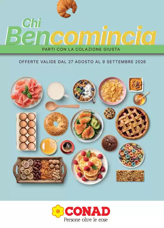 Volantino Spazio Conad a Porto Torres | CATALOGO COLAZIONE | 2026-08-27T00:00:00.000Z - 2026-09-09T00:00:00.000Z