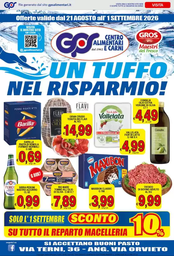 Volantino Iper Triscount a Saludecio | Un tuffo nel risparmio! | 2026-08-21T00:00:00.000Z - 2026-09-01T00:00:00.000Z