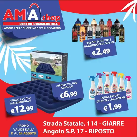 Volantino Amashop a Carimate | Offerte | 2026-08-11T00:00:00.000Z - 2026-08-24T00:00:00.000Z