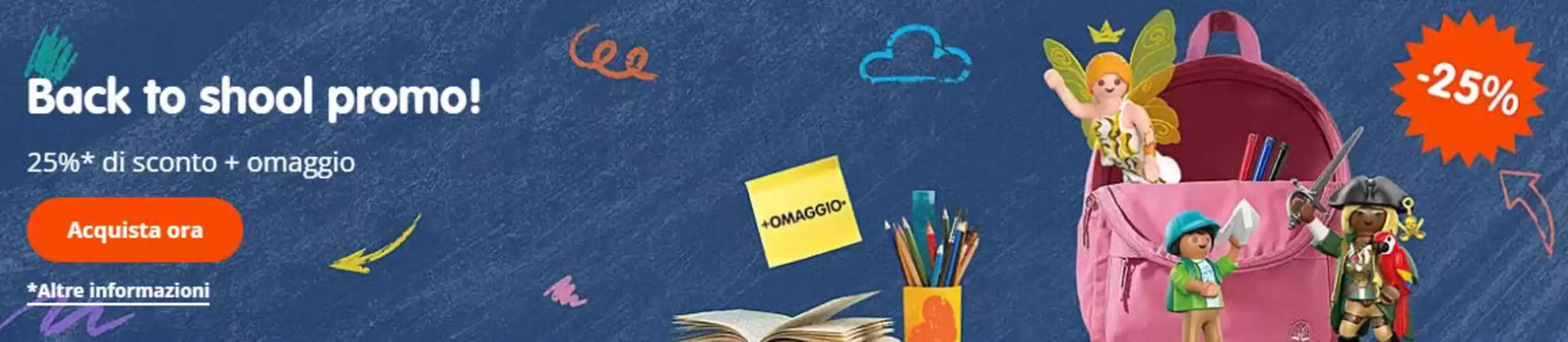 Volantino Playmobil | Back to school promo! | 2026-08-21T00:00:00.000Z - 2026-08-31T00:00:00.000Z