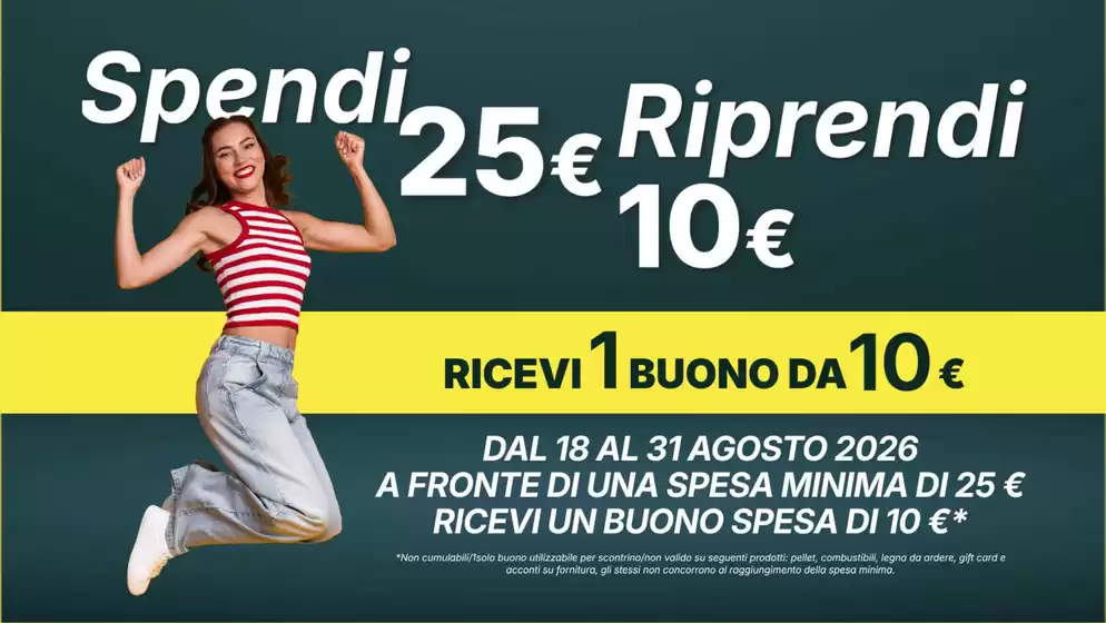 Volantino La Prealpina | Ricevi 1 buono da 10€ | 2026-08-21T00:00:00.000Z - 2026-08-31T00:00:00.000Z