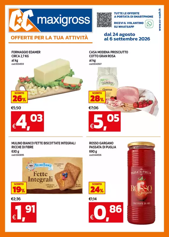 Volantino C+C | Offerte per la tua attivita | 2026-08-24T00:00:00.000Z - 2026-09-06T00:00:00.000Z