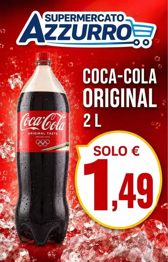 Volantino Supermercato Azzurro | Coca-cola original | 2026-08-24T00:00:00.000Z - 2026-08-31T00:00:00.000Z