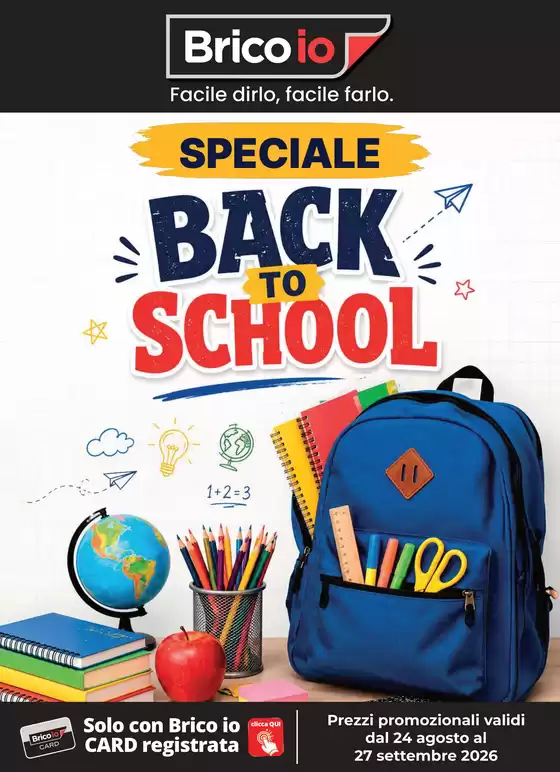 Volantino Bricoio a Misano Monte | Back To School 2026 | 2026-08-24T00:00:00.000Z - 2026-09-27T00:00:00.000Z