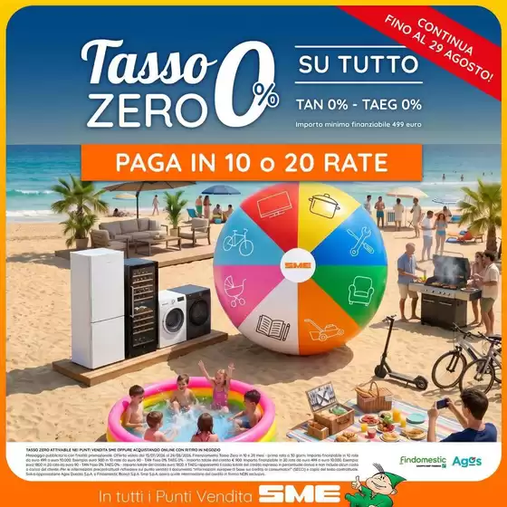 Volantino Sme a Oggiona con Santo Stefano | Paga in 10 o 20 rate | 2026-07-15T00:00:00.000Z - 2026-08-29T00:00:00.000Z