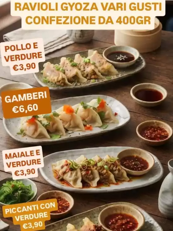 Volantino Zerotto Surgelati | Ravioli gyoza vari gusti confezione da 400gr | 2026-08-24T00:00:00.000Z - 2026-08-31T00:00:00.000Z