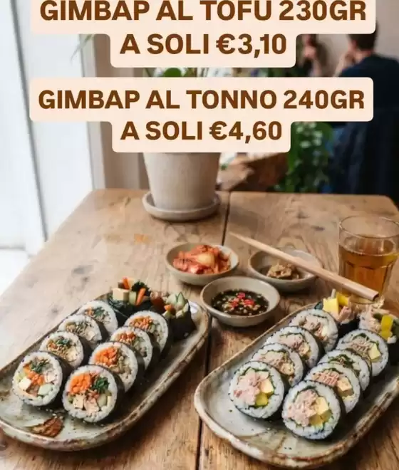 Volantino Zerotto Surgelati | Gimbap al tofu 230gr a soli 3.10 euro | 2026-08-24T00:00:00.000Z - 2026-08-31T00:00:00.000Z