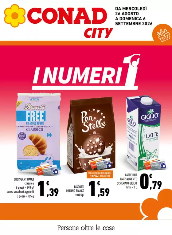 Volantino Conad City a Posta | I Numeri 1 | 2026-08-26T00:00:00.000Z - 2026-09-06T00:00:00.000Z