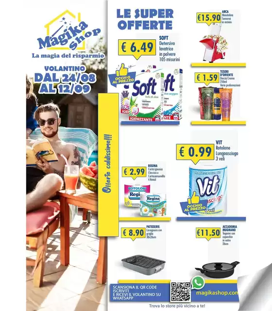 Volantino Magika Shop | Le super offerte | 2026-08-24T00:00:00.000Z - 2026-09-12T00:00:00.000Z