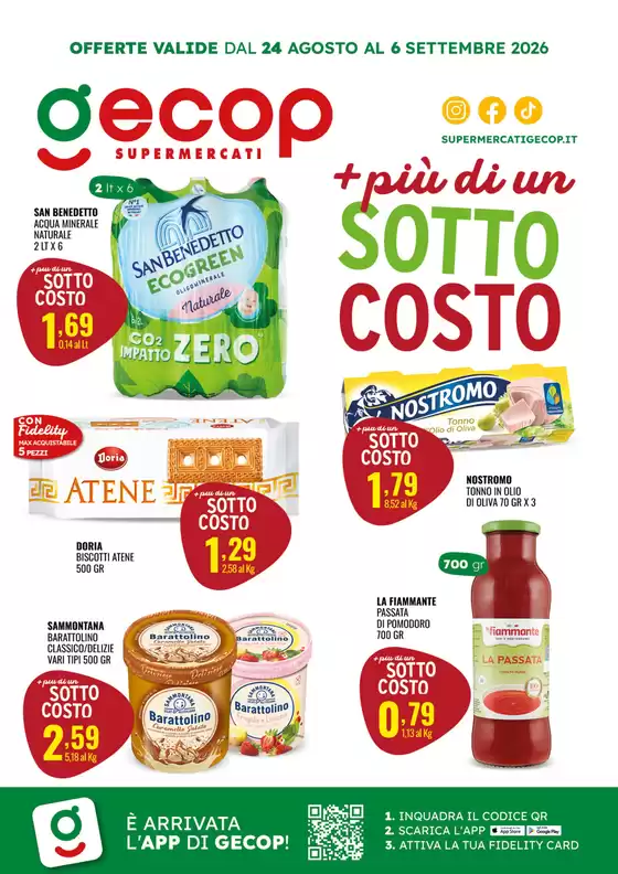 Volantino Gecop | OFFERTE VALIDE DAL 24 AGOSTO AL 6 SETTEMBRE 2026 | 2026-08-24T00:00:00.000Z - 2026-09-06T00:00:00.000Z