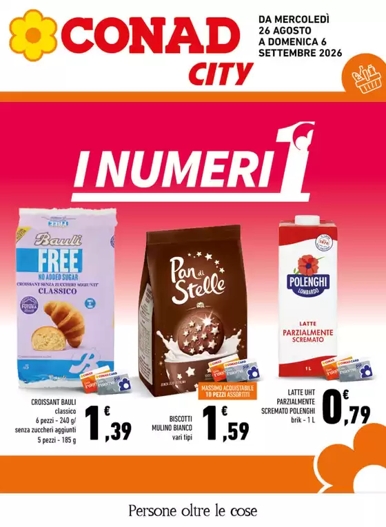 Volantino Conad City a Maddaloni | I Numeri 1 | 2026-08-26T00:00:00.000Z - 2026-09-06T00:00:00.000Z