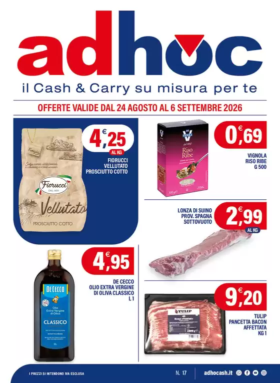 Volantino Adhoc a Montefalcione | OFFERTE VALIDE DAL 24 AGOSTO AL 6 SETTEMBRE 2026 | 2026-08-24T00:00:00.000Z - 2026-09-06T00:00:00.000Z