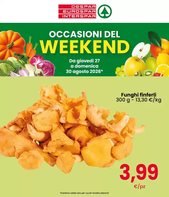 Volantino Despar | FRESCHE OCCASIONI | 2026-08-27T00:00:00.000Z - 2026-08-30T00:00:00.000Z