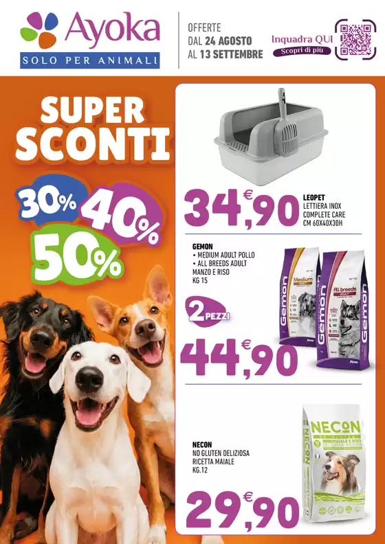 Volantino Ayoka a Limena | Super sconti | 2026-08-24T00:00:00.000Z - 2026-09-13T00:00:00.000Z