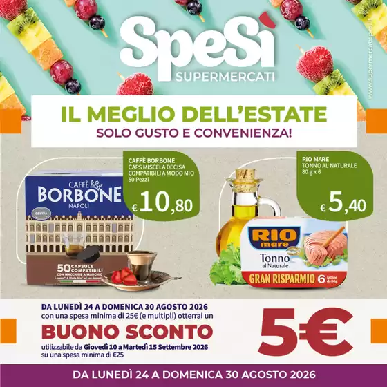 Volantino SpeSì a Vidigulfo | Il meglio dell'estate | 2026-08-24T00:00:00.000Z - 2026-08-30T00:00:00.000Z