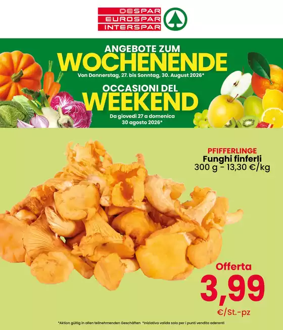 Volantino Despar | FRESCHE OCCASIONI | 2026-08-27T00:00:00.000Z - 2026-08-30T00:00:00.000Z