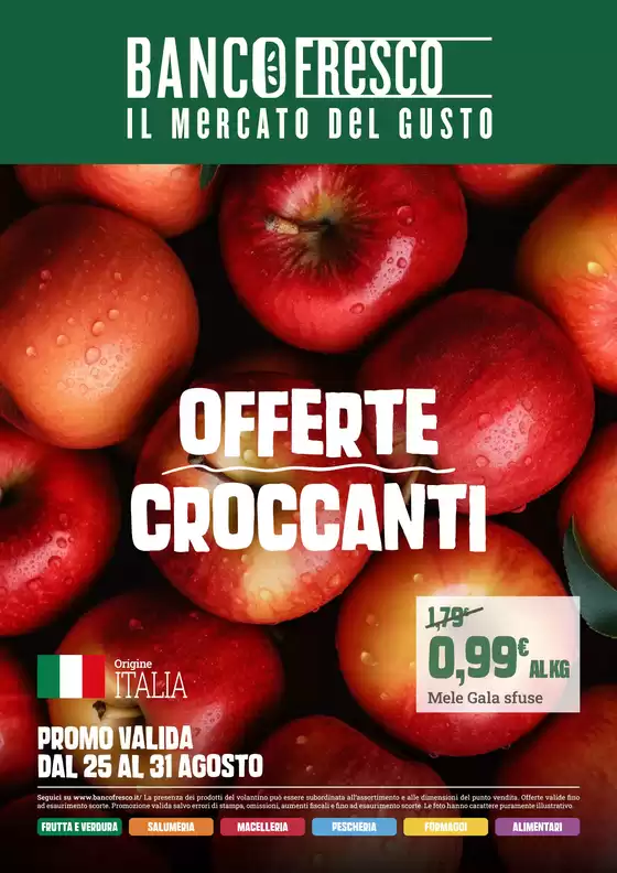 Volantino Banco Fresco | Offerte croccanti | 2026-08-25T00:00:00.000Z - 2026-08-31T00:00:00.000Z