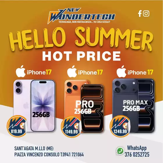 Volantino New Wondertech a Sansepolcro | Offerte e promozioni attuali | 2026-08-25T00:00:00.000Z - 2026-08-29T00:00:00.000Z