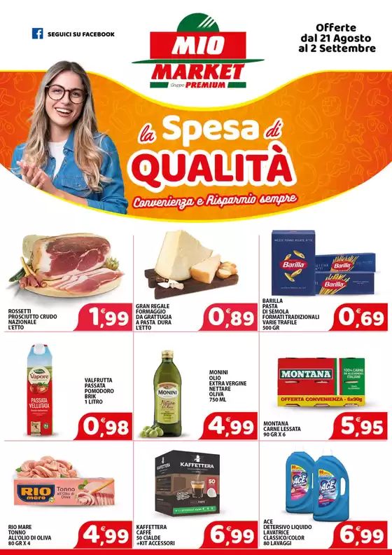 Volantino Mio Market a San Vincenzo Valle Roveto | La spesa di qualita | 2026-08-21T00:00:00.000Z - 2026-09-02T00:00:00.000Z
