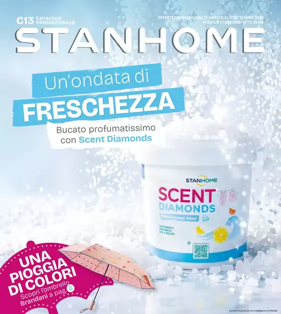 Volantino Stanhome | Un'ondata di freschezza | 2026-08-25T00:00:00.000Z - 2026-09-04T00:00:00.000Z