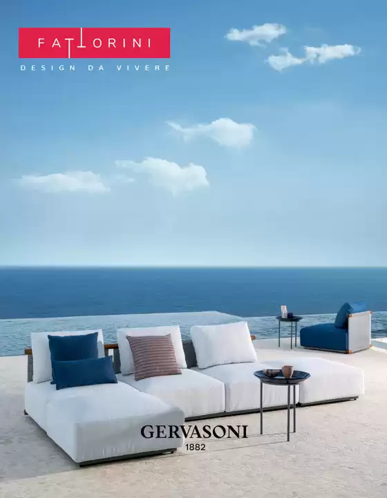 Volantino Fattorini Design a Dosson | Catalogo Gervasoni 1882 | 2026-08-25T00:00:00.000Z - 2026-09-08T00:00:00.000Z