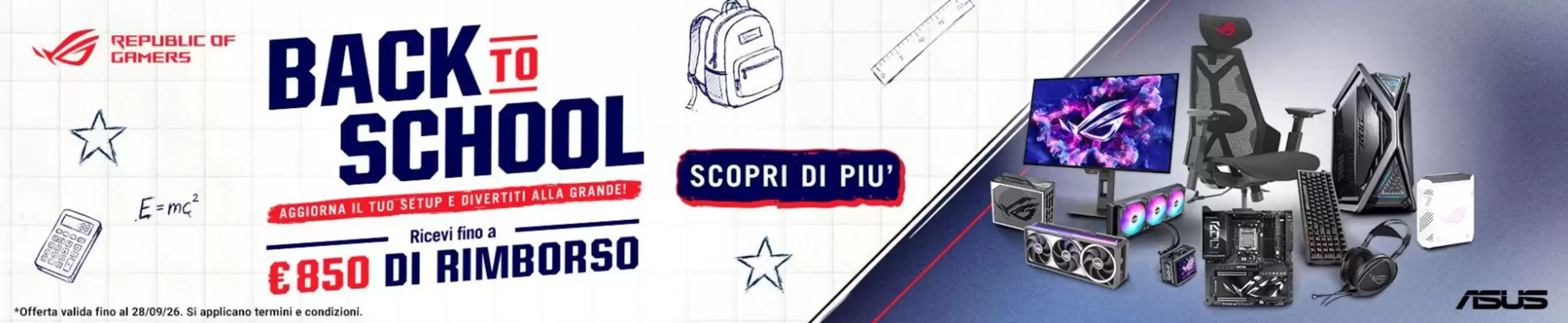 Volantino Next | Back to school | 2026-08-25T00:00:00.000Z - 2026-09-29T00:00:00.000Z