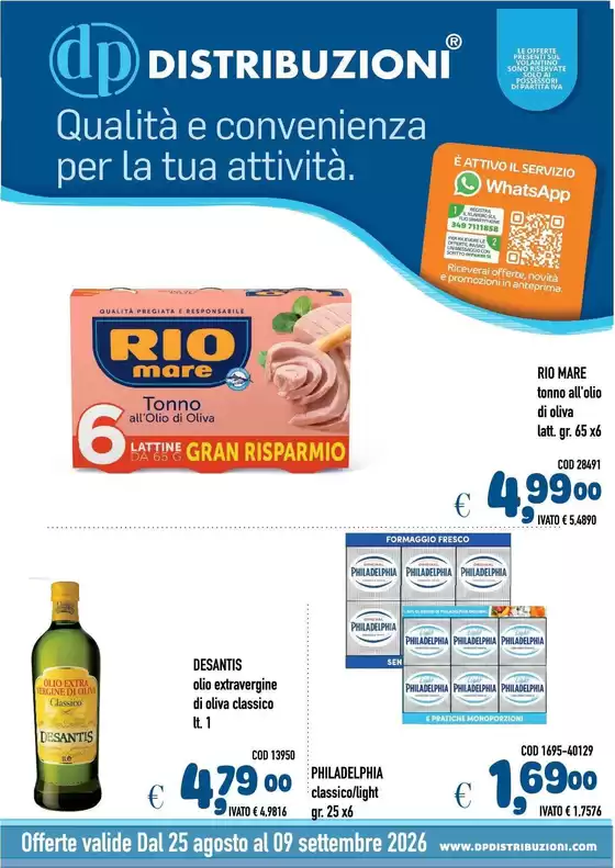 Volantino Del Prete Alimentari | Offerte valide dal 25 agosto al 09 settembre 2026 | 2026-08-25T00:00:00.000Z - 2026-09-09T00:00:00.000Z