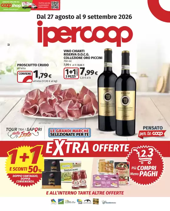 Volantino Ipercoop | Extra offerte | 2026-08-27T00:00:00.000Z - 2026-09-09T00:00:00.000Z