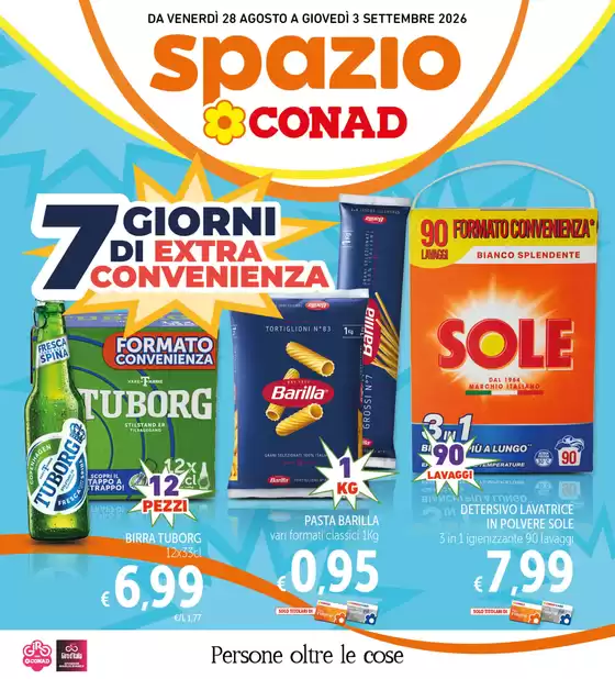 Volantino Spazio Conad a Palermo | 7 giorni di extra convenienza | 2026-08-28T00:00:00.000Z - 2026-09-03T00:00:00.000Z