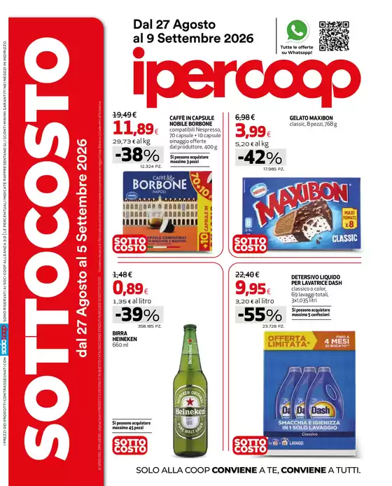 Volantino Ipercoop a Asti | Sottocosto | 2026-08-27T00:00:00.000Z - 2026-09-09T00:00:00.000Z