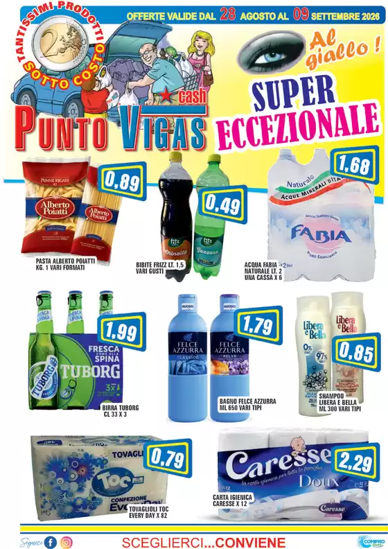 Volantino Punto Vigas a Asti | Super eccezionale | 2026-08-28T00:00:00.000Z - 2026-09-09T00:00:00.000Z