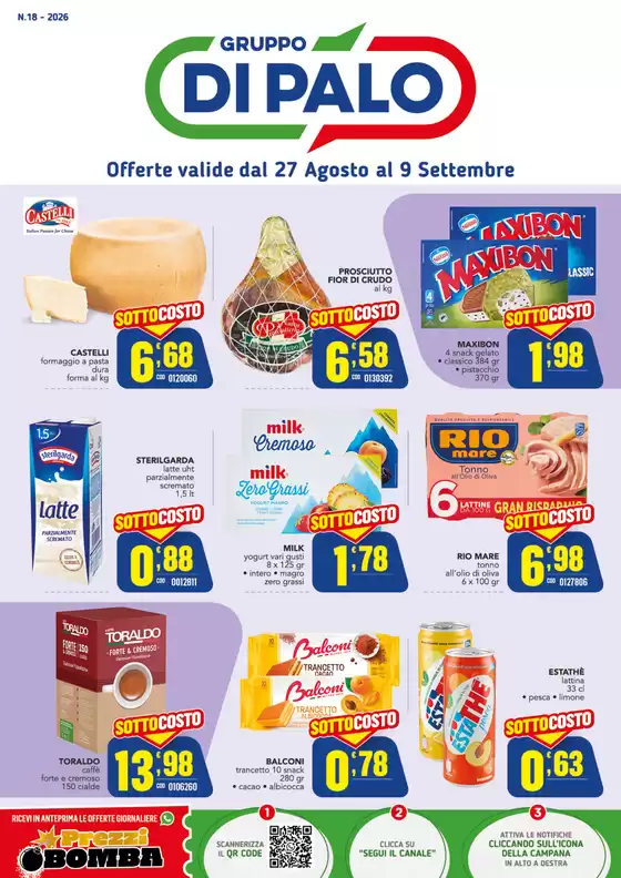 Volantino C&C di Palo a Barcellona Pozzo di Gotto | Offerte valide dal 27 agosto al 9 settembre | 2026-08-27T00:00:00.000Z - 2026-09-09T00:00:00.000Z
