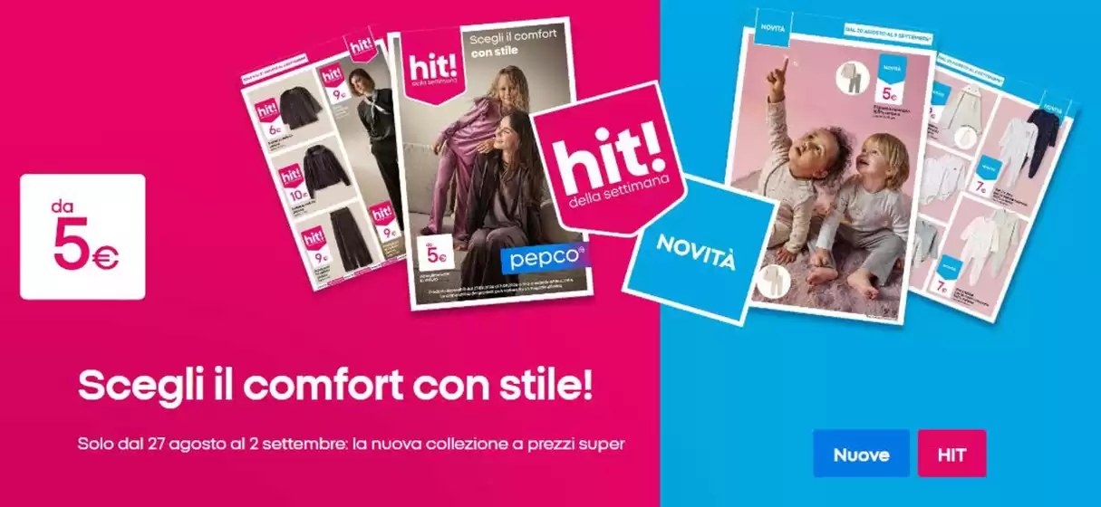 Volantino PEPCO a Baone | Scegli il comfort con stile! | 2026-08-27T00:00:00.000Z - 2026-09-02T00:00:00.000Z