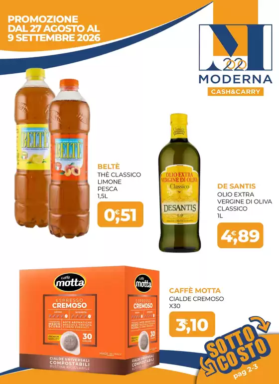 Volantino Moderna Cash | PROMOZIONE DAL 27 AGOSTO AL 9 SETTEMBRE 2026 | 2026-08-27T00:00:00.000Z - 2026-09-09T00:00:00.000Z