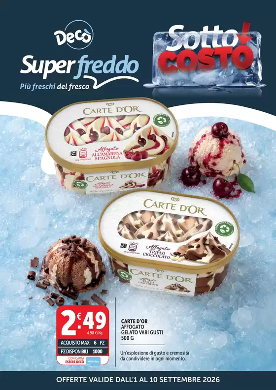 Volantino Decò a Vitulazio | Sottocosto | 2026-09-01T00:00:00.000Z - 2026-09-10T00:00:00.000Z