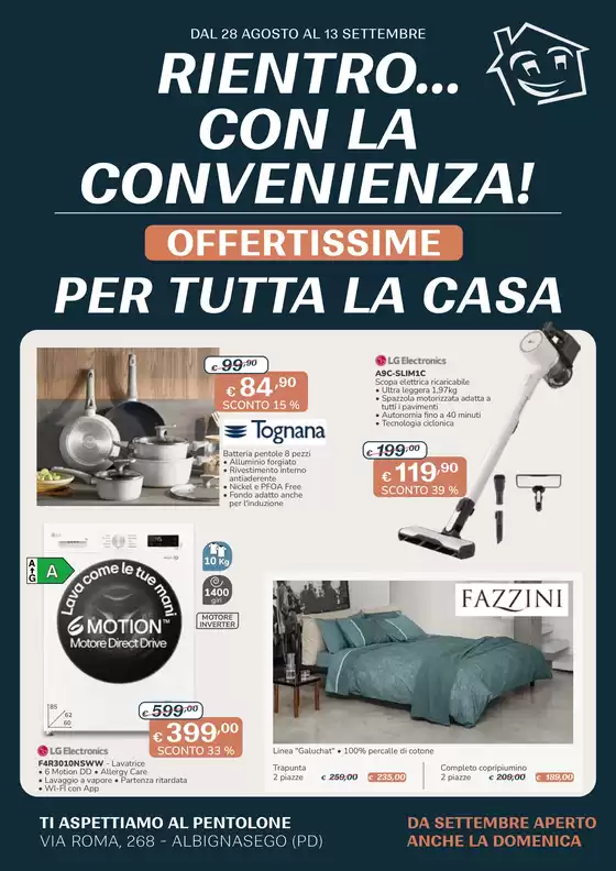 Volantino Al Pentolone a Credera Rubbiano | Rientro...con la convenienza! | 2026-08-28T00:00:00.000Z - 2026-09-13T00:00:00.000Z