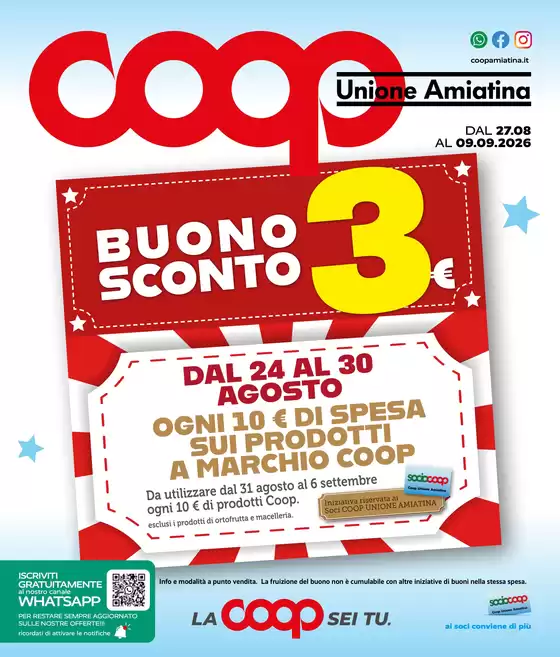 Volantino Coop | Buono sconto | 2026-08-27T00:00:00.000Z - 2026-09-09T00:00:00.000Z
