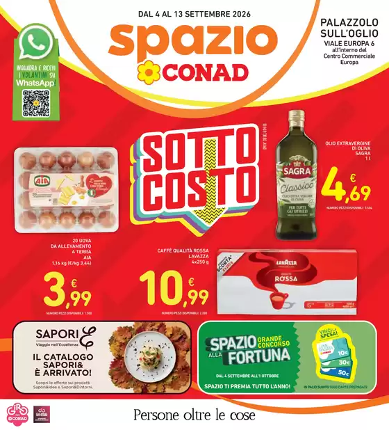 Volantino Spazio Conad | SOTTOCOSTO | 2026-09-04T00:00:00.000Z - 2026-09-17T00:00:00.000Z