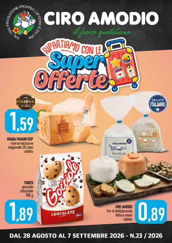 Volantino Ciro Amodio | Super offerte | 2026-08-28T00:00:00.000Z - 2026-09-07T00:00:00.000Z