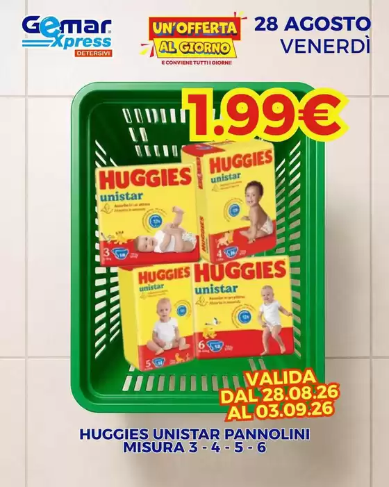 Volantino Gemar Detersivi | Un'offerte al giorno | 2026-08-28T00:00:00.000Z - 2026-09-03T00:00:00.000Z