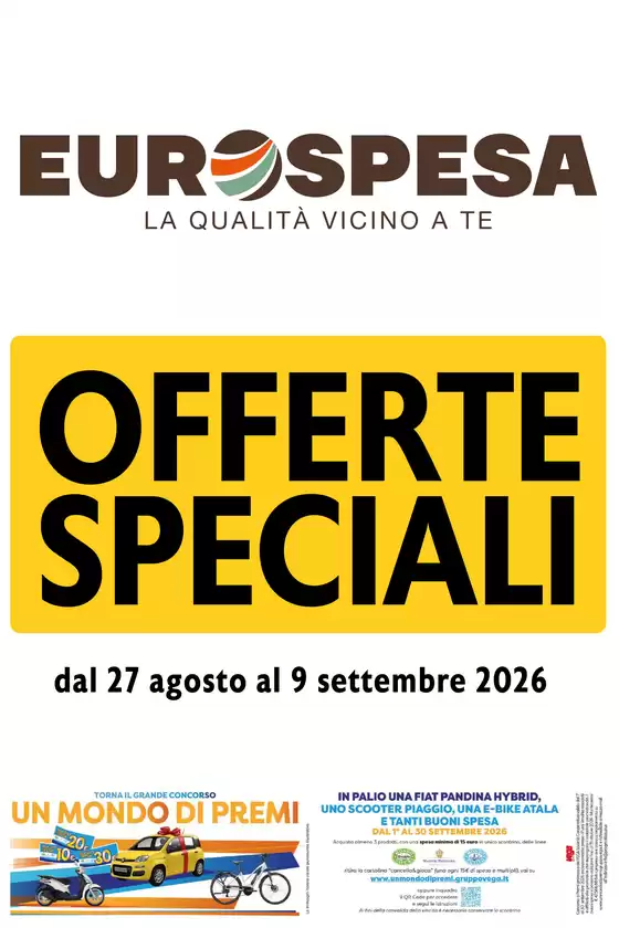 Volantino Eurospesa | Offerte speciali | 2026-08-28T00:00:00.000Z - 2026-09-09T00:00:00.000Z