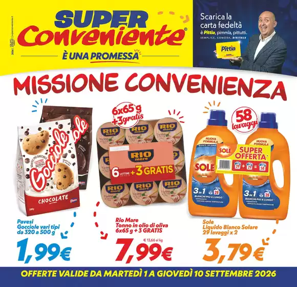 Volantino SuperConveniente a Roncoferraro | Missione convenienza | 2026-09-01T00:00:00.000Z - 2026-09-10T00:00:00.000Z