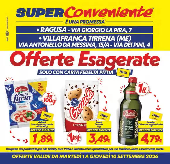Volantino SuperConveniente a Roncoferraro | Offerte esagerate | 2026-09-01T00:00:00.000Z - 2026-09-10T00:00:00.000Z
